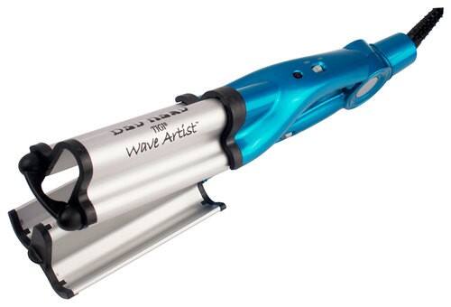 Angle. Bed Head - Wave Artist Tourmaline Ceramic Deep Waver - Blue.