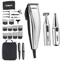 Conair - 3-in-1 Home Haircut & Grooming Kit - Chrome - Angle_Zoom