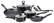 Angle. T-Fal - Mirro Get-A-Grip Nonstick 10-Piece Cookware Set - Black.