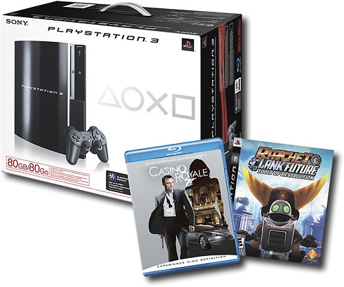 Sony PlayStation 3 Ratchet & Clank Future: Tools of Destruction + Casino  Royale Blu-Ray Bundle - Consolevariations