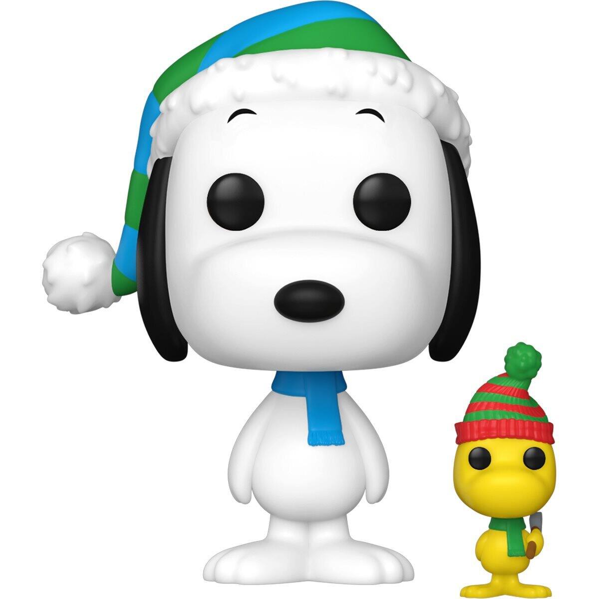 Angle. Funko - Funko Pop! Peanuts - Christmas Snoopy & Woodstock.