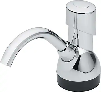 Front. GOJO - CX Hand Soap Counter-Mount Dispenser - Chrome.