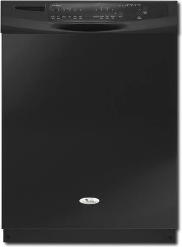 Whirlpool - 24" Tall Tub Built-In Dishwasher - Black-Front_Standard 