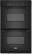 Front Standard. Whirlpool - 30" Built-In Double Electric Convection Wall Oven - Black.