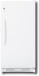 Front Standard. GE - 16.7 Cu. Ft. Frost-Free Upright Freezer - White.