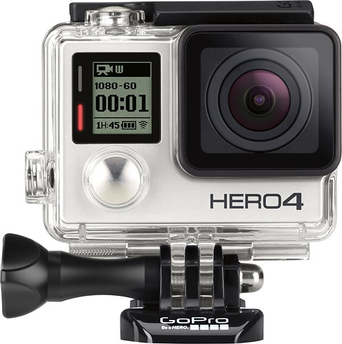  GoPro - HERO4 Silver/MOTO HD Action Camera - Aluminum