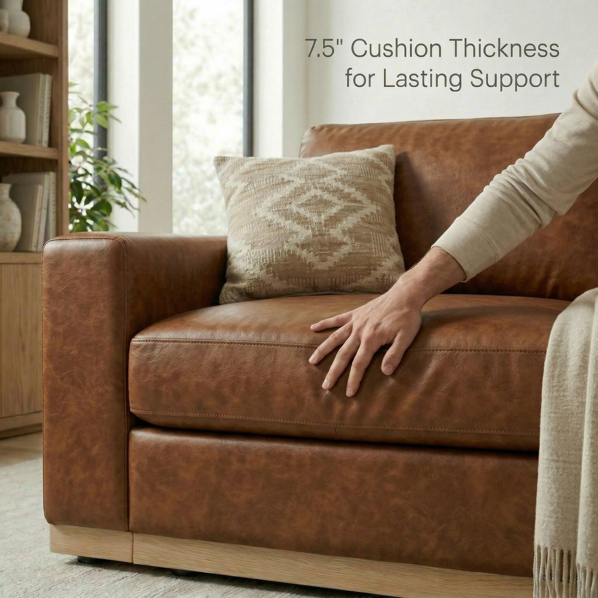 7.5" Cushion Thickness for Lasting Support
