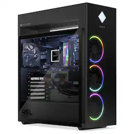 HP - Refurbished Excellent - Omen 45L GT22-3000I Intel Ultra 7 265K 3.3 GHz up to 5.50 GHz 16GB DDR5 1TB SSD RTX 5070 Windows 11 Home Gaming Desktop - Black