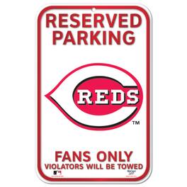 WinCraft - Cincinnati Reds 11" x 17" Plastic Sign - Multicolor