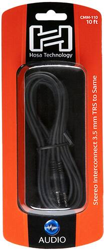 Best Buy Hosa Technology Audio Cable Black Cmm