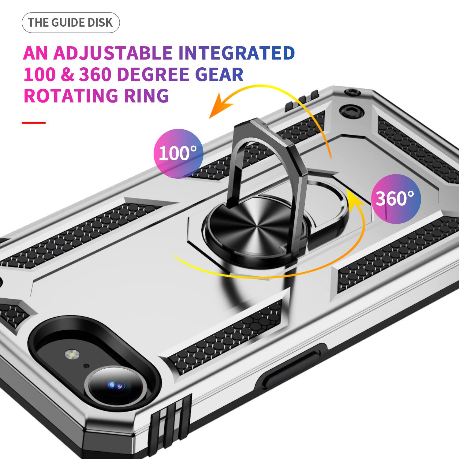 THE GUIDE DISK

AN ADJUSTABLE INTEGRATED 100 & 360 DEGREE GEAR ROTATING RING