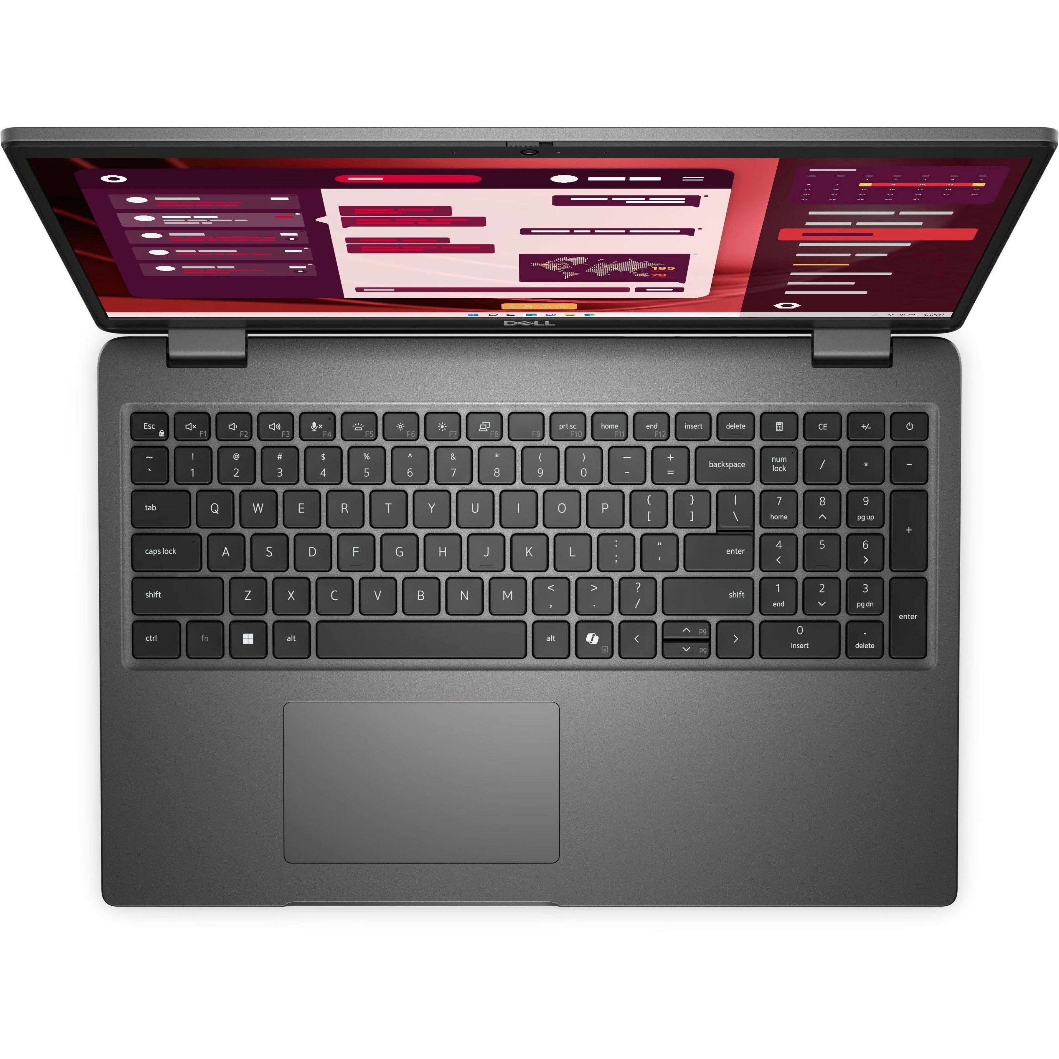 The image features a laptop computer with a keyboard and a screen. The keyboard is black and has white letters on it. The screen displays a website, likely a social media platform, with a red background. The laptop is open and ready for use.