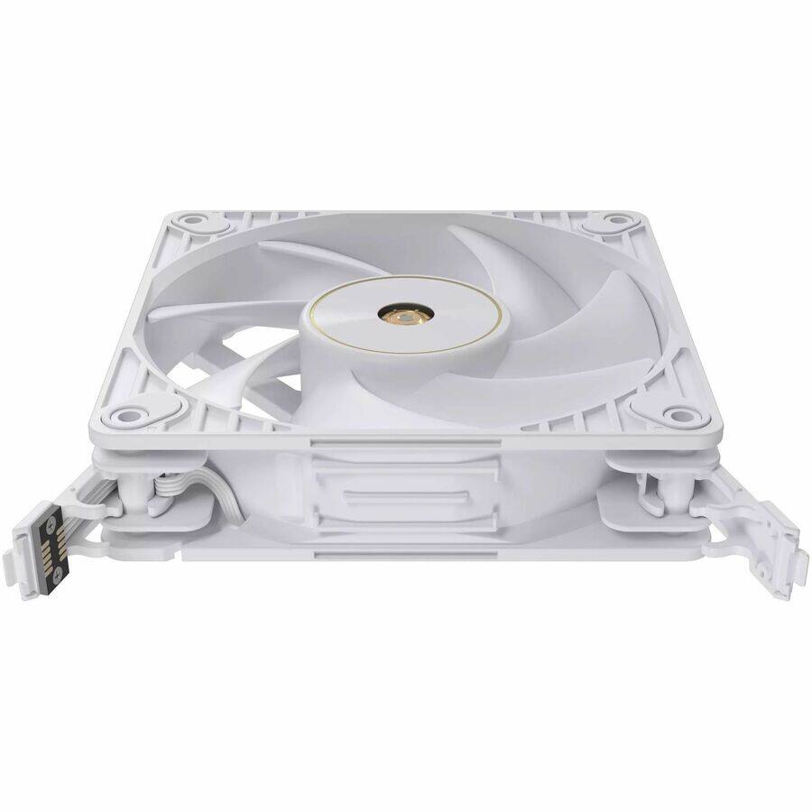 Alt View 9. ASUS - ASUS ProArt PF120 120mm PWM Fan White Edition, 3000RPM, High Airflow/Static Pressure, Daisy-Chain Design - White.