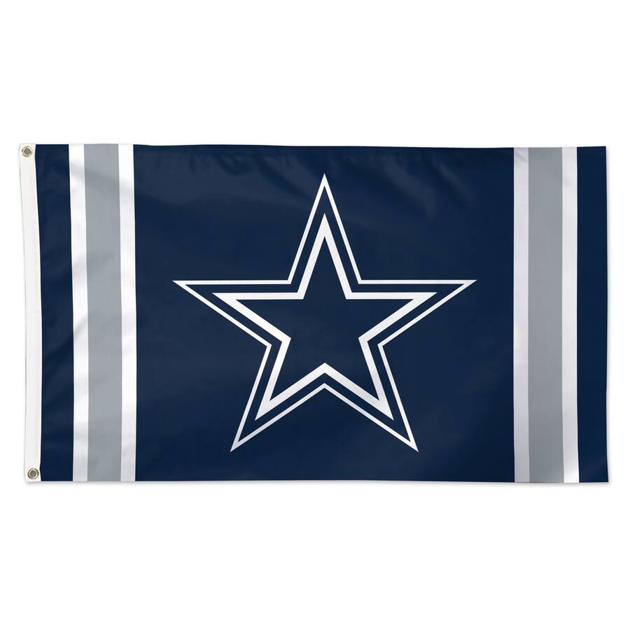 WinCraft Dallas Cowboys 3' x 5' Vertical Stripes Deluxe Single Sided ...