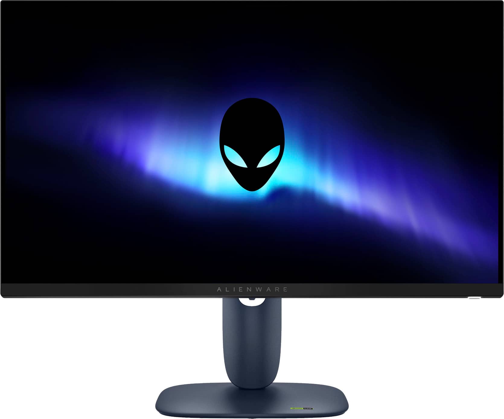 Alt View 10. Alienware - AW2725DM 27" IPS LED QHD 180Hz 1ms FreeSync and G-Sync Gaming Monitor with HDR (HDMI, DisplayPort) - Black.