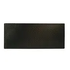 Front. Range Kleen - 8.5 x 20-Inch Matte Black Nonslip Counter Protective Mat.