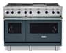 Viking - 48 in. Wide 6 Burner VGR Freestanding 7 Series Gas Range - Squall