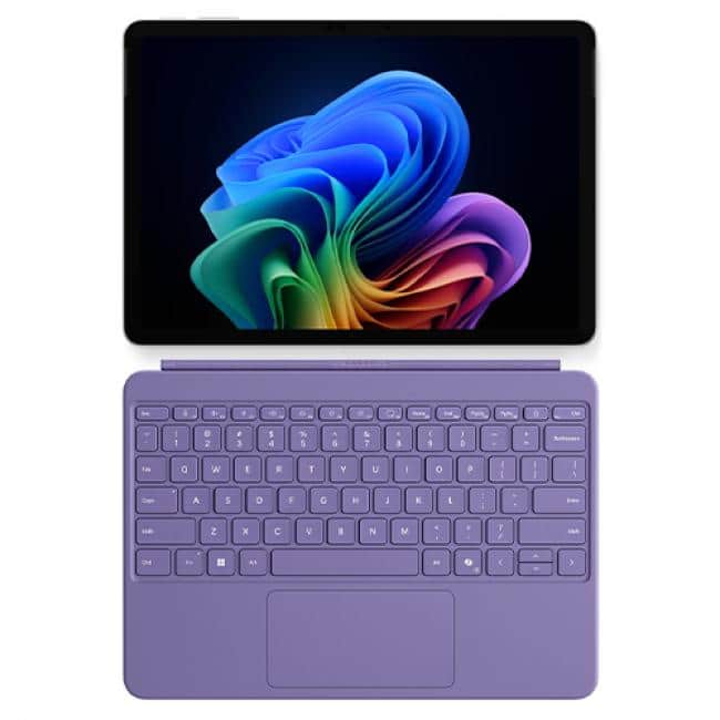 Microsoft - Surface Pro Copilot+ PC Surface Pro 12" Keyboard Violet - Platinum