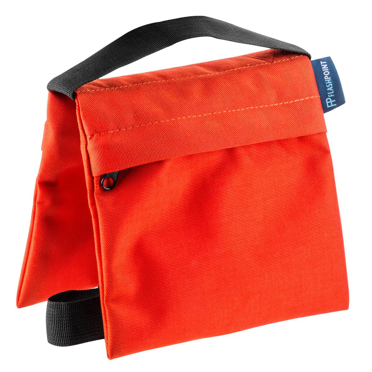 Front. Flashpoint - Flashpoint Empty Saddle Sandbag, Cordura Nylon - (5 lb Capacity, Orange).