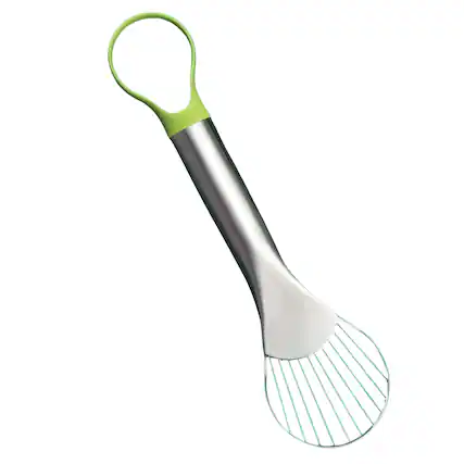 Front. Kitcheniva - 2-in-1 Stainless Steel Avocado Dragon Fruit Slicer and Pit Remover.
