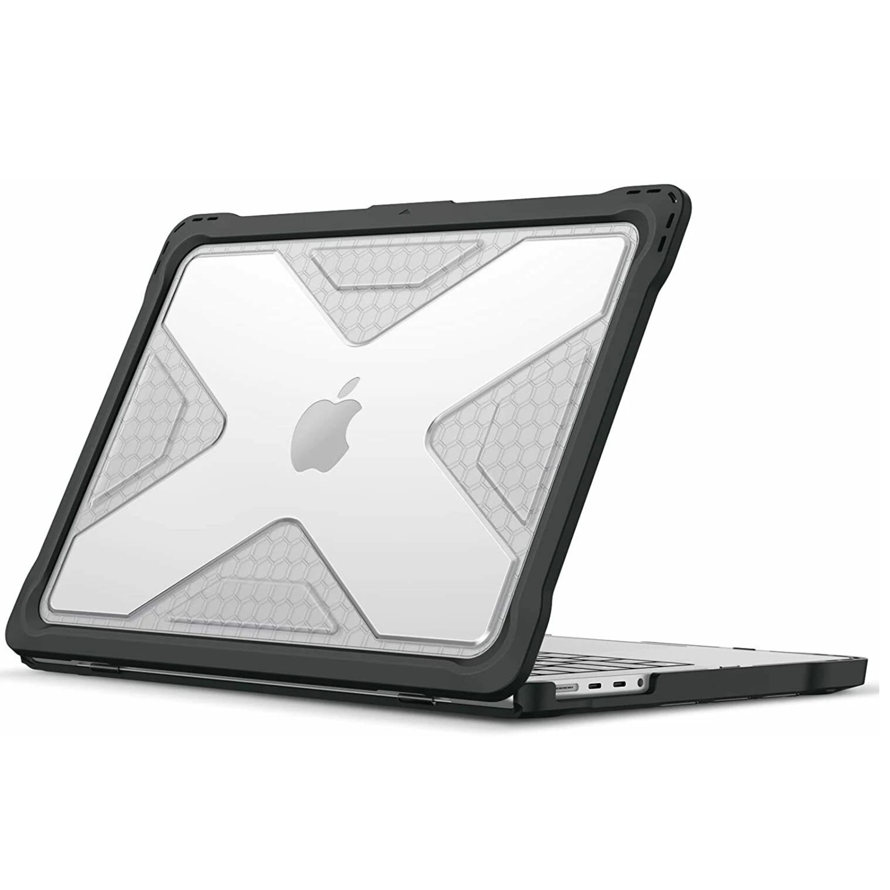 Kitcheniva - Full Body Protective Case For MacBook Pro 14 Inch A3401 A3185 A3112 2021 To 2024 Crystal Clear - Black price history on PriceWatchPro