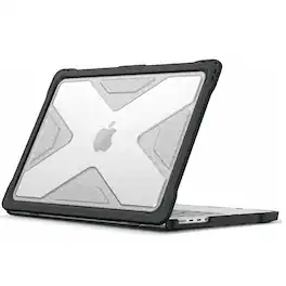 Kitcheniva - Full Body Protective Case For MacBook Pro 14 Inch A3401 A3185 A3112 2021 To 2024 Crystal Clear - Black