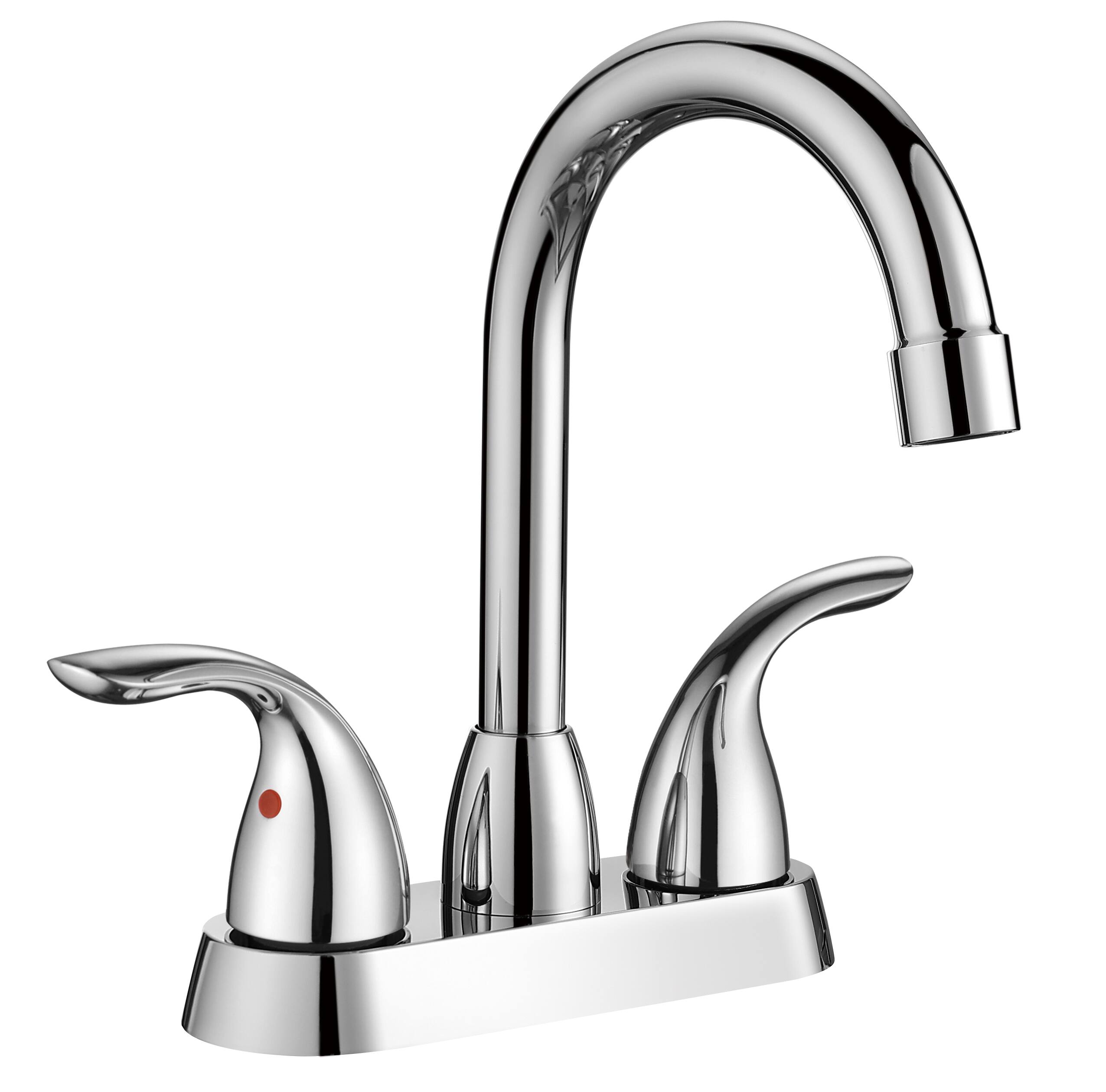 Alt View 2. Bothwa Home - Bothwa Home BF-SL02011K05-CH 13 - Inch Avalon Two Handle Bathroom Faucet in Chrome Finish - Chrome.