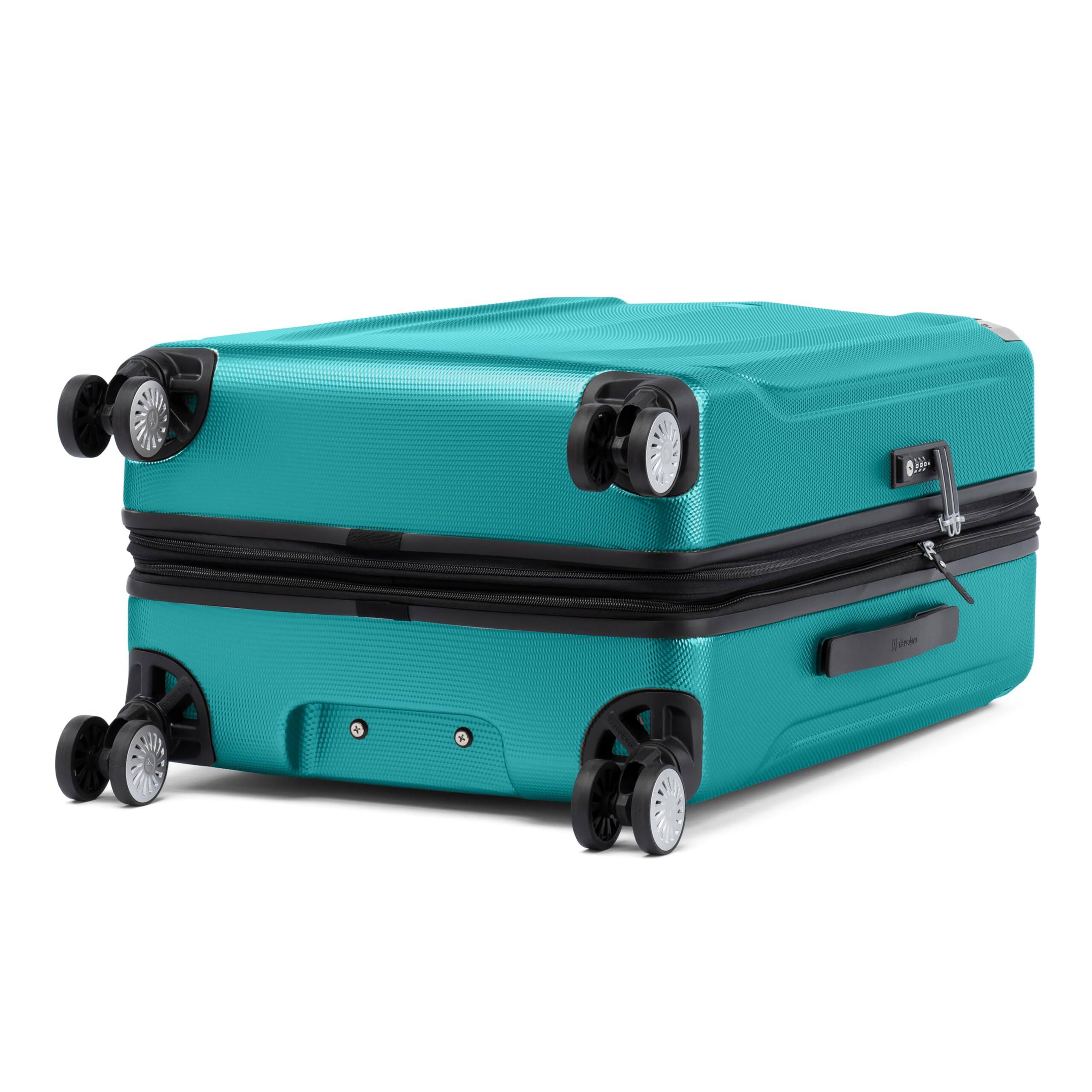 Alt View 1. Travelpro - Travelpro Pathways 3 Hardside Expandable 25" Checked Spinner - Kayak Teal.