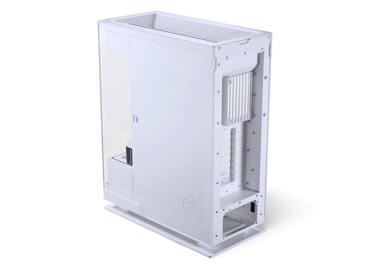 Alt View 4. Phanteks - Phanteks Evolv X2, Mid-Tower Gaming Chassis, Vertical Cooling, Tempered Glass, D-RGB, Silver White - Silver White.
