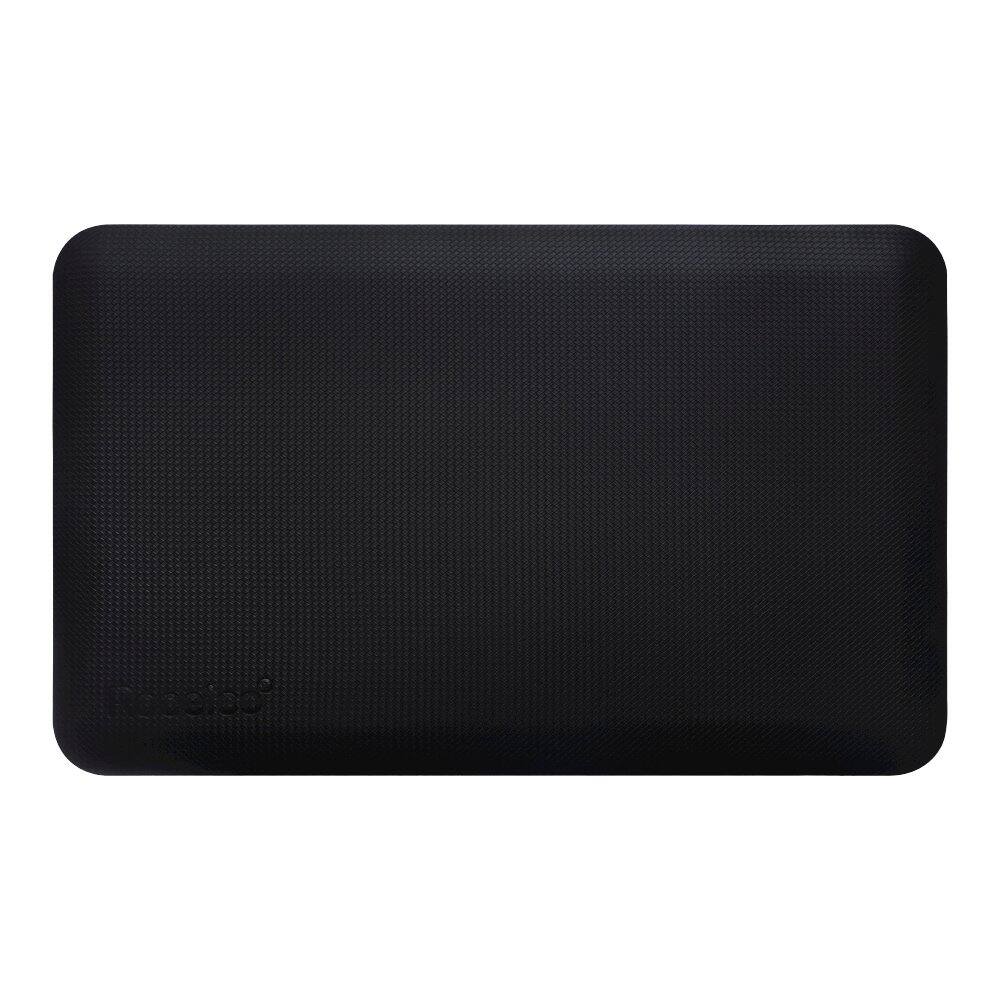 Angle. Rocelco - 2 Pack Anti Fatigue Standing Floor Mat, 32"x20" - Black.