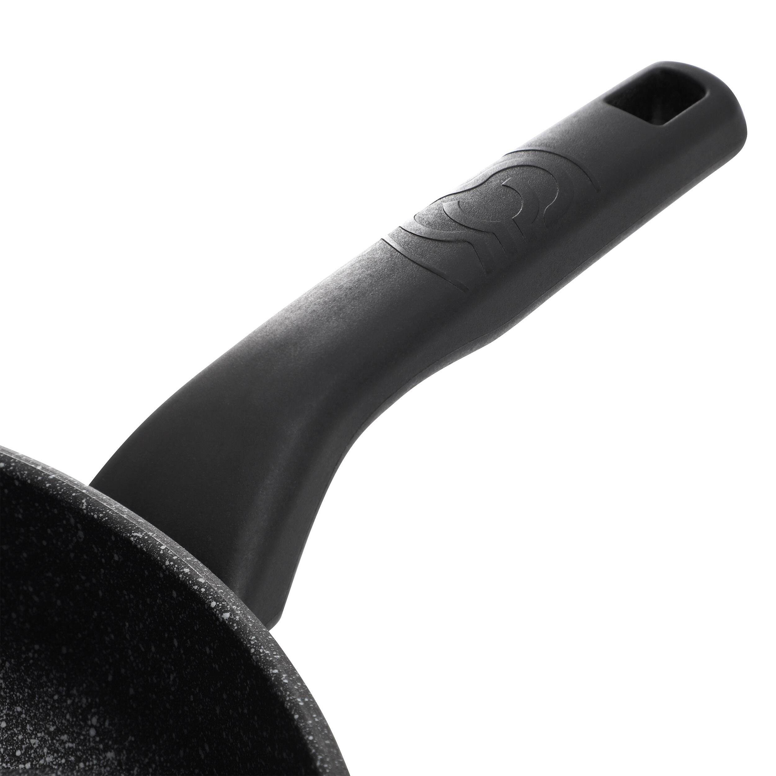 Alt View 2. Korkmaz - Korkmaz Ornella Nonstick 8 Inch Aluminum Frying Pan in Granite Black - Granite Black.