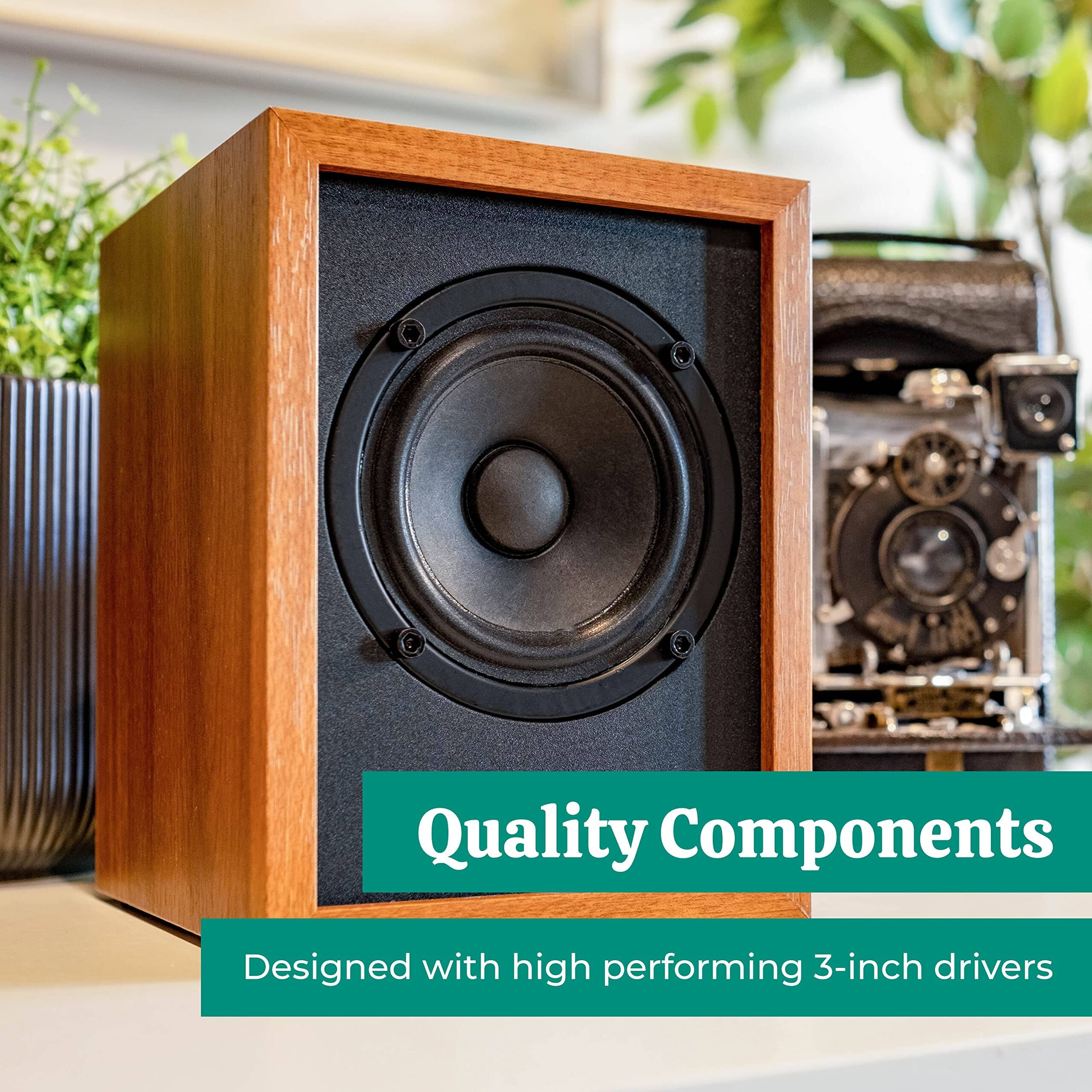 Quality Components  
Designed with high performing 3-inch drivers
