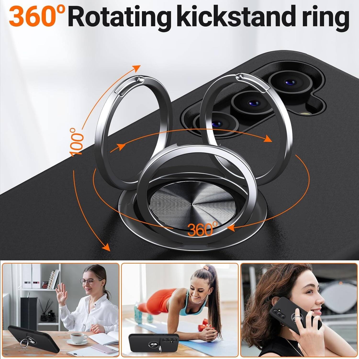 360 Rotating kickstand ring 100 360