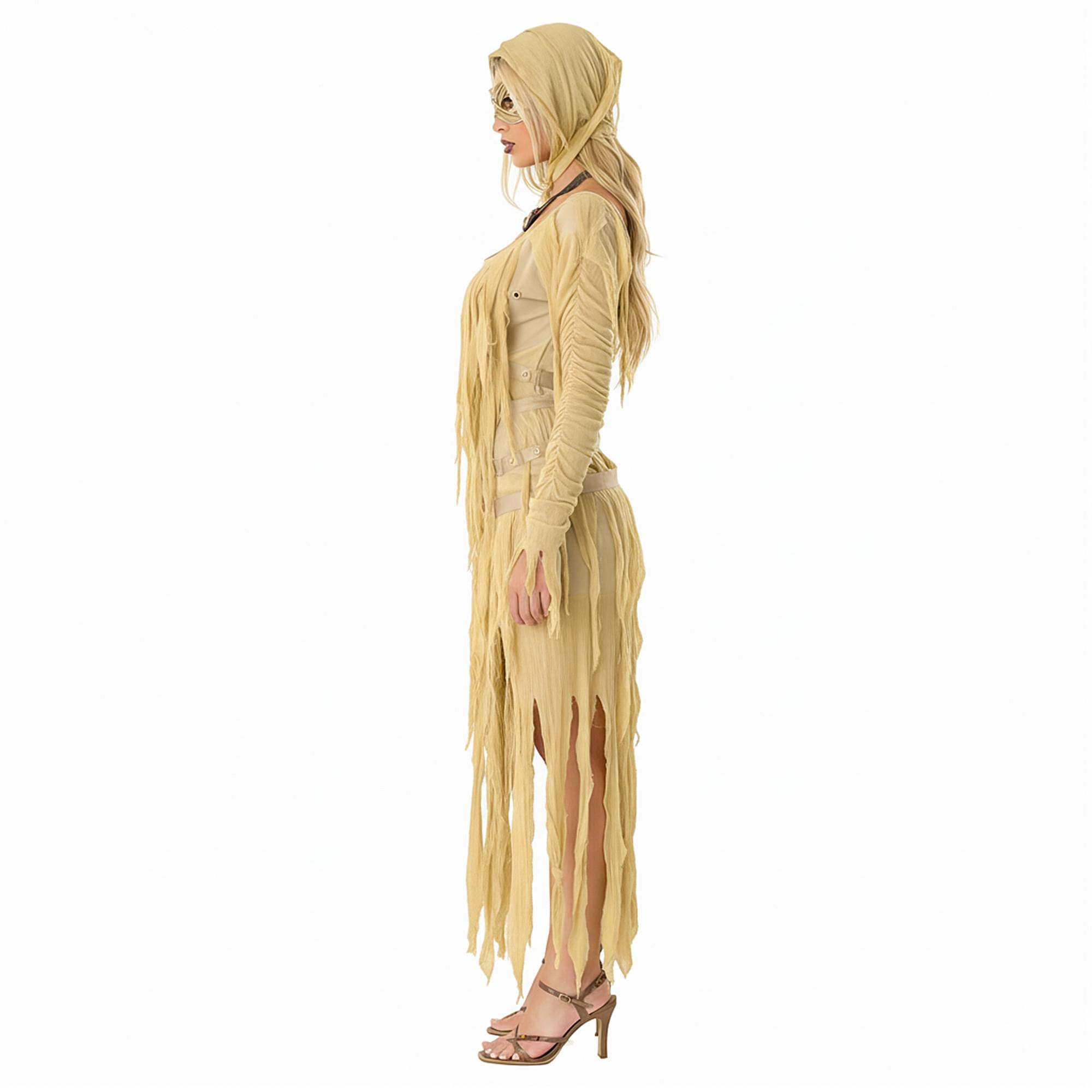 Alt View 10. Rubies - Mummy Queen Standard Adult Costume One Size - White.