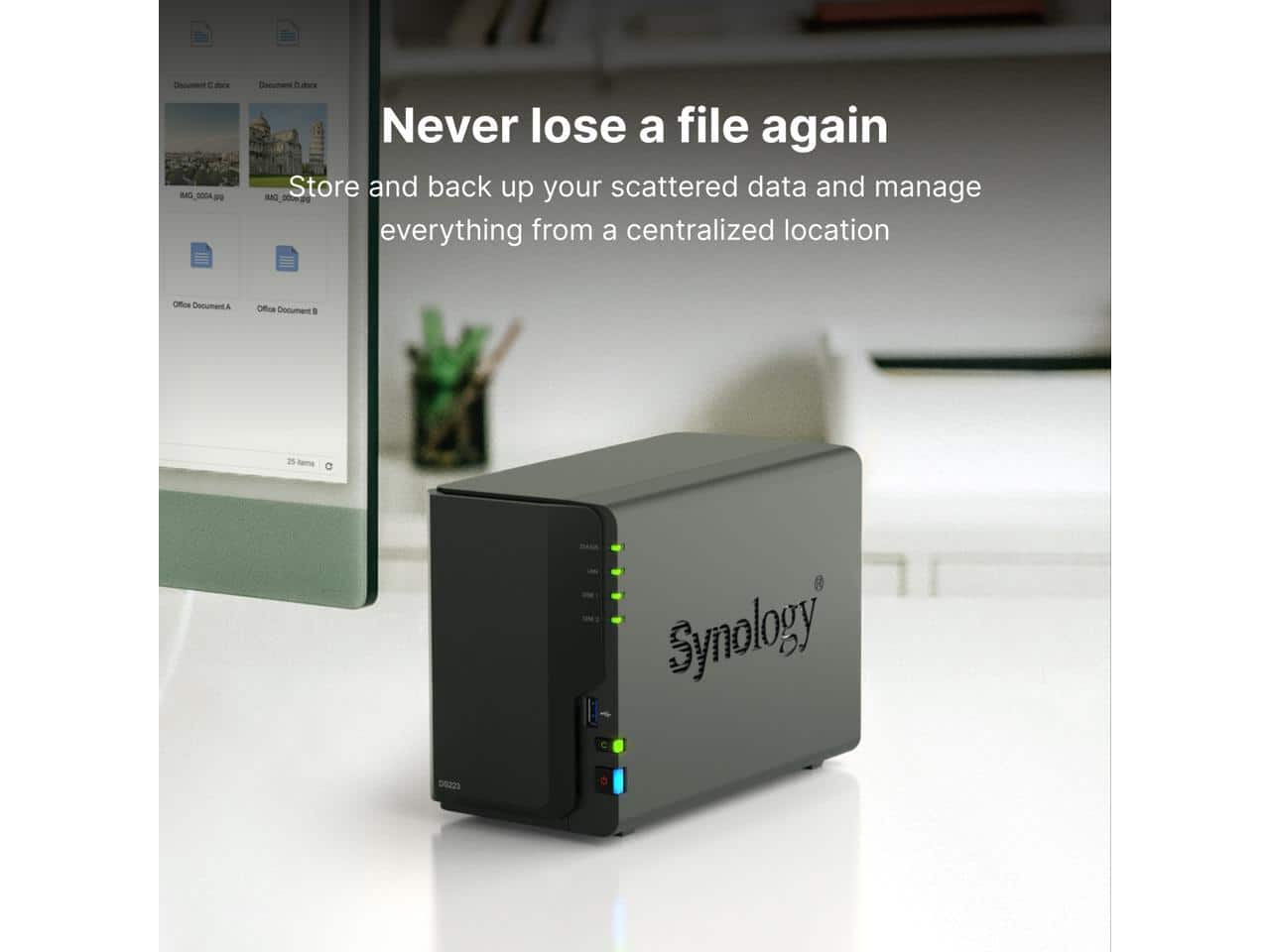 Synology 2 bay DiskStation DS223 (Diskless) DS223 - Best Buy