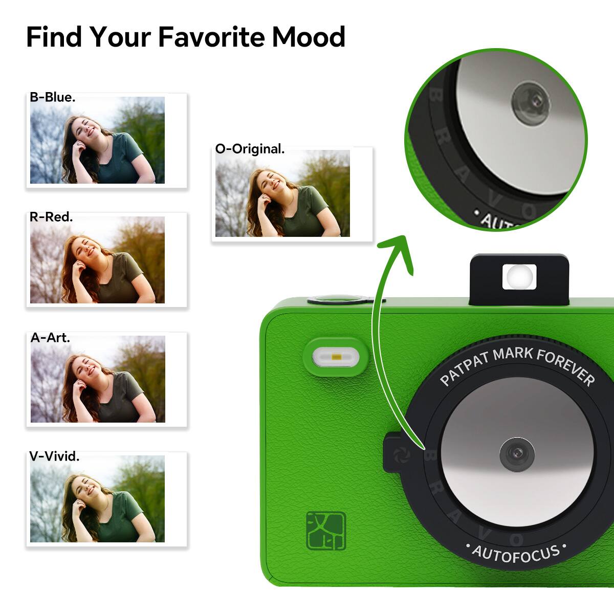 Hanin M5S Instant Print Camera – Dye‑Sublimation Printing