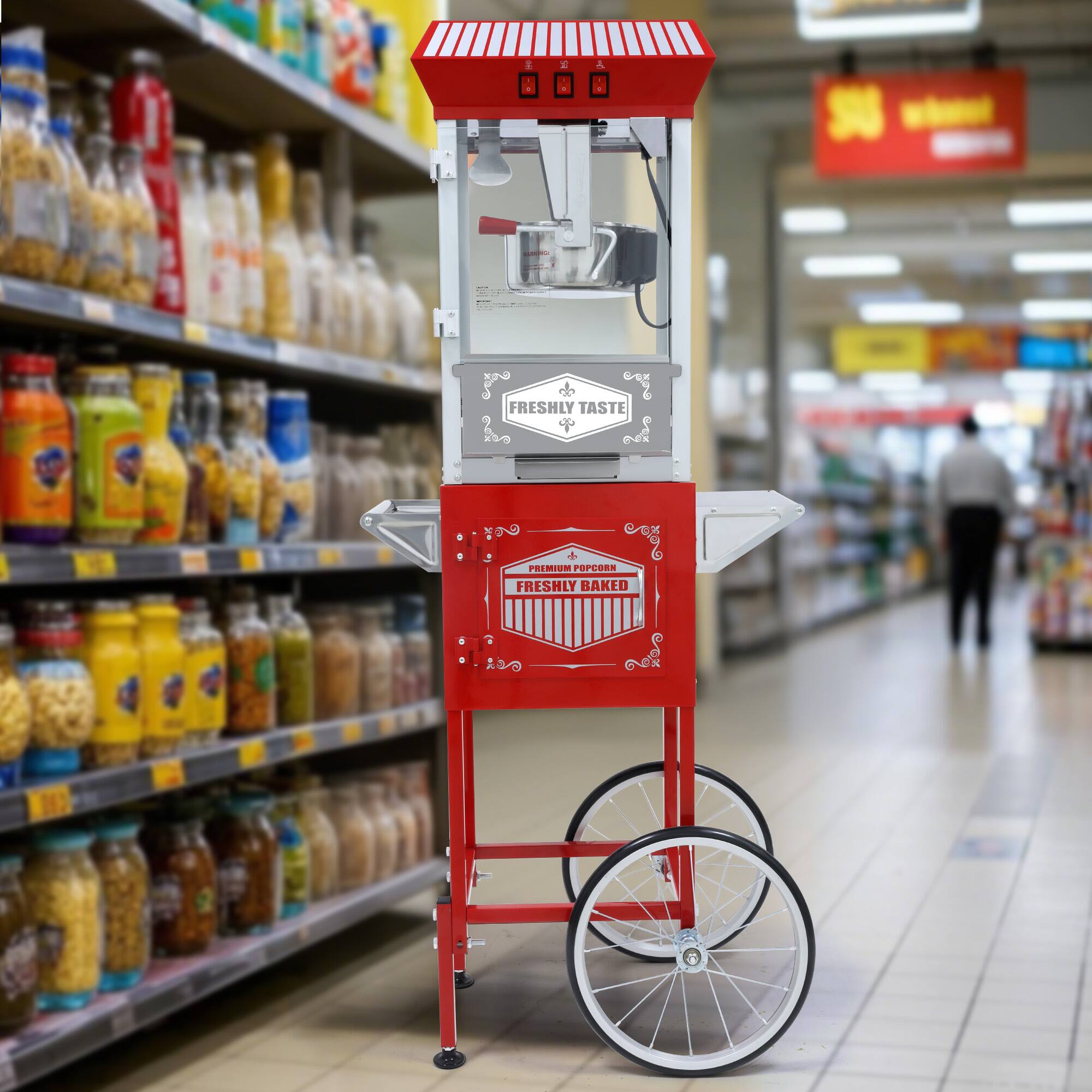 FRESHLY TASTE  
PREMIUM POPCORN  
FRESHLY BAKED