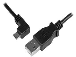 StarTech.com - 1m 3 ft Left Angle Micro-USB Charge-and-Sync Cable M/M - USB 2.0 A to Micro-USB - 28/24 AWG