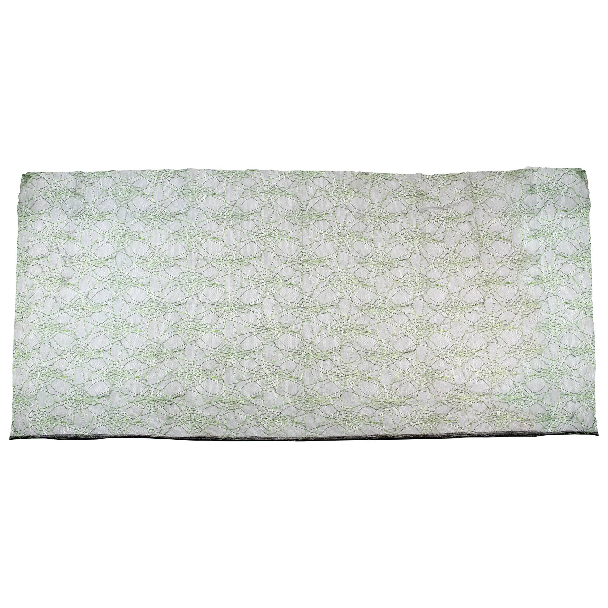 Alt View 6. Northlight - Fabric Spiderweb Halloween Decorations - Purple, Orange, Green - 6' - Set of 3 - Black.