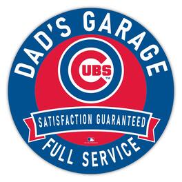 Fan Creations - Chicago Cubs 16" Dad's Garage Wood Sign - Multicolor