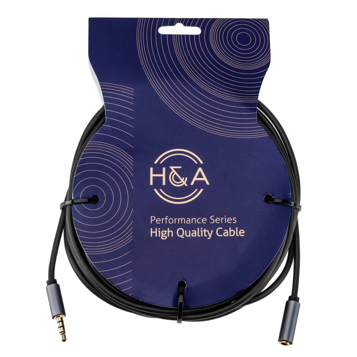 H&A Stereo Mini Male to Stereo Mini Female Headset Extension Cable ...