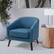 Left. CorLiving - Elwood Modern Tub Chair - Blue.