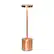 Angle Zoom. Simple Designs - 12.75" Mushroom Magic Disc Dimming & Rechargeable Cordless 4-Way Touch Sensor Stick Desk Lamp - Copper.