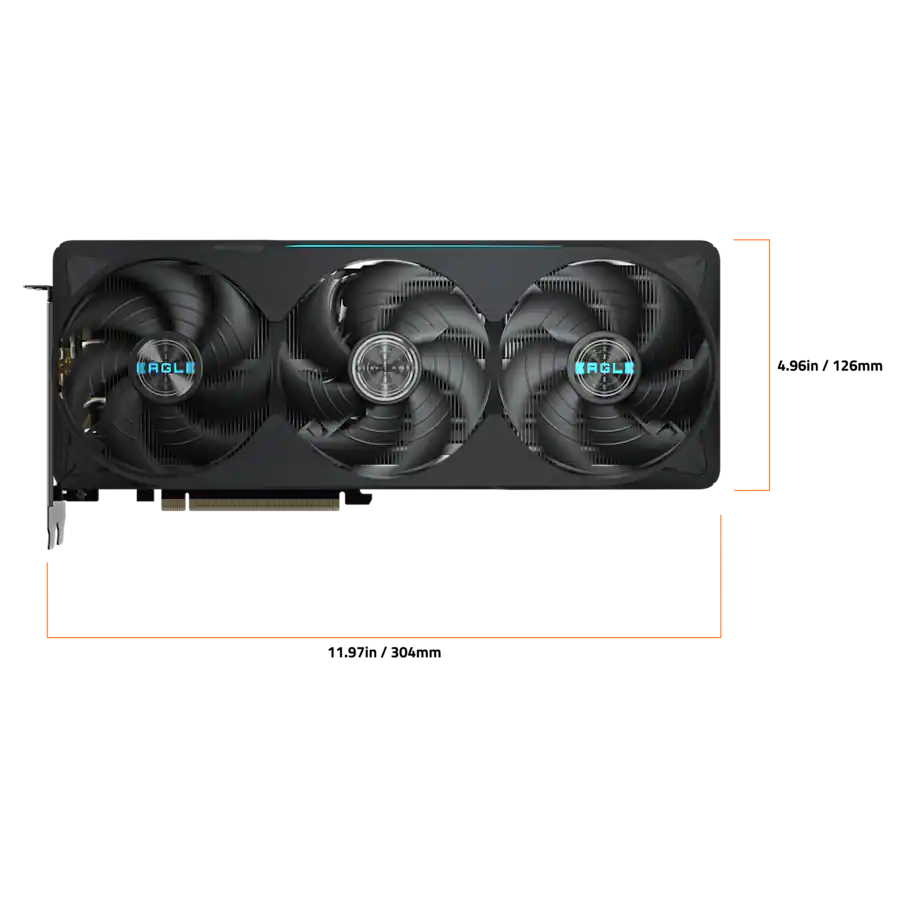 GIGABYTE NVIDIA GeForce RTX 5070 Ti EAGLE OC SFF 16G GDDR7 PCI Express ...