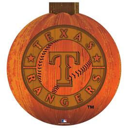 Fan Creations - Texas Rangers 12'' Pumpkin Sign - Orange