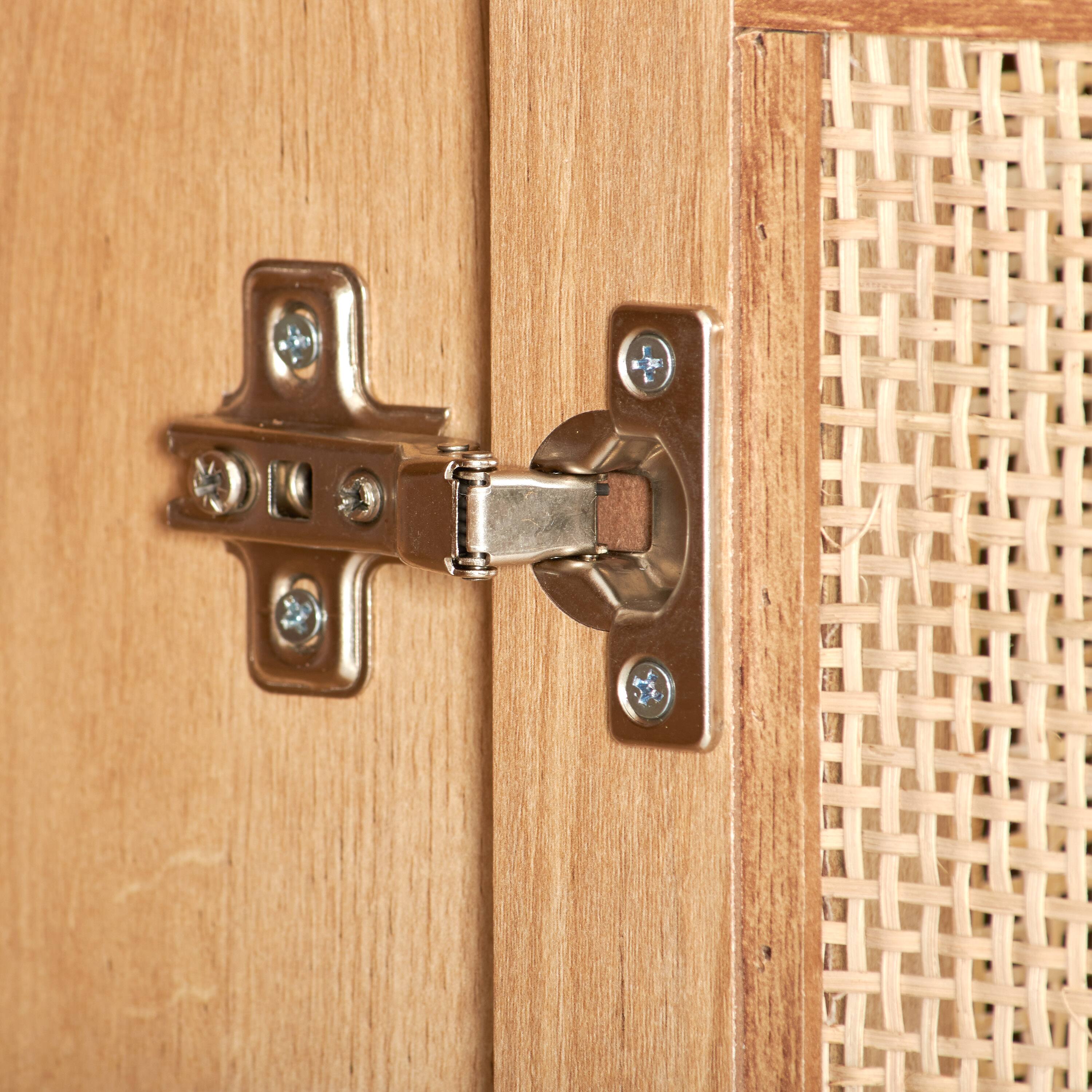 Alt View 16. CorLiving - CorLiving - Contemporary Curved Sideboard Buffet - Light Wood.