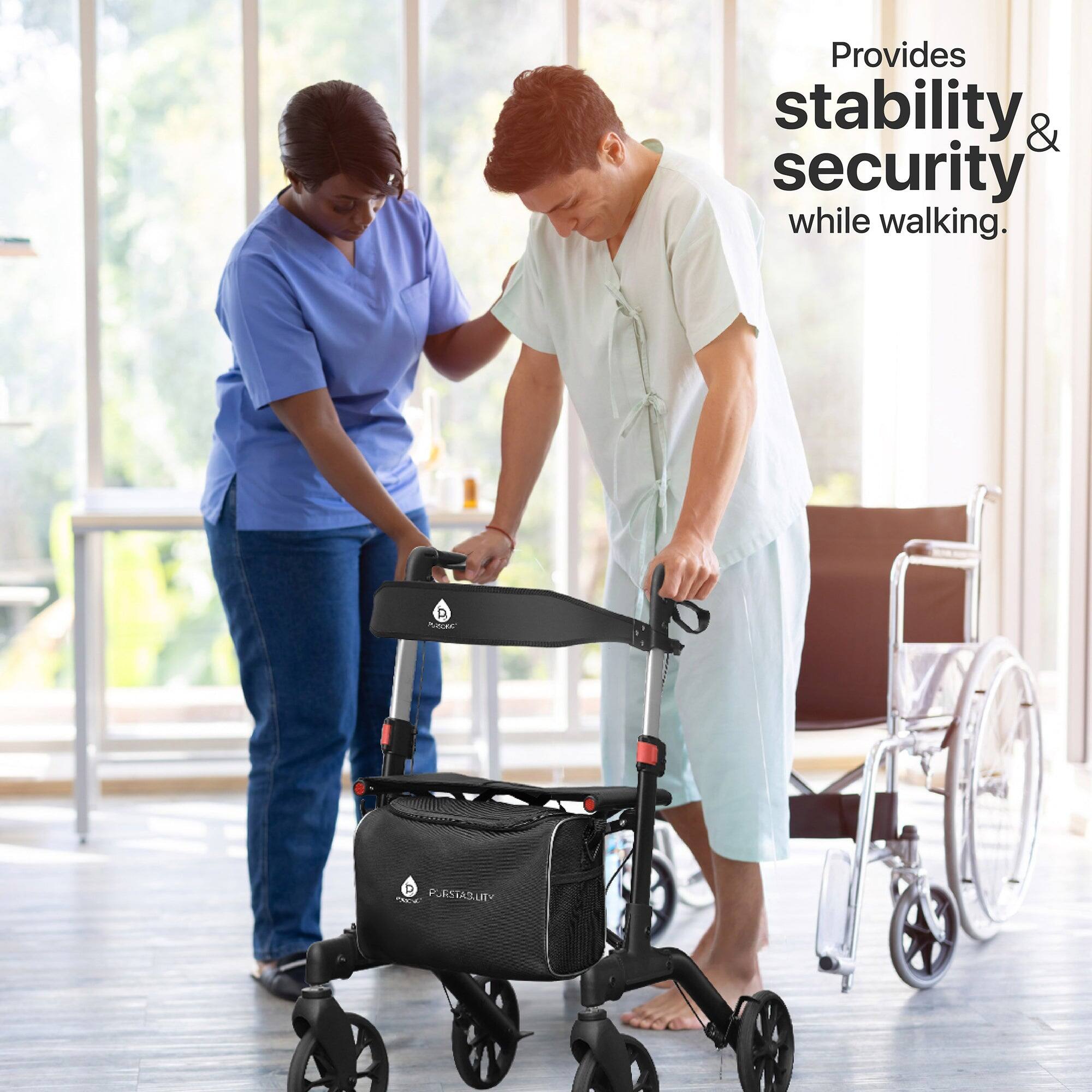 POESTASUITY provides stability & security while walking.