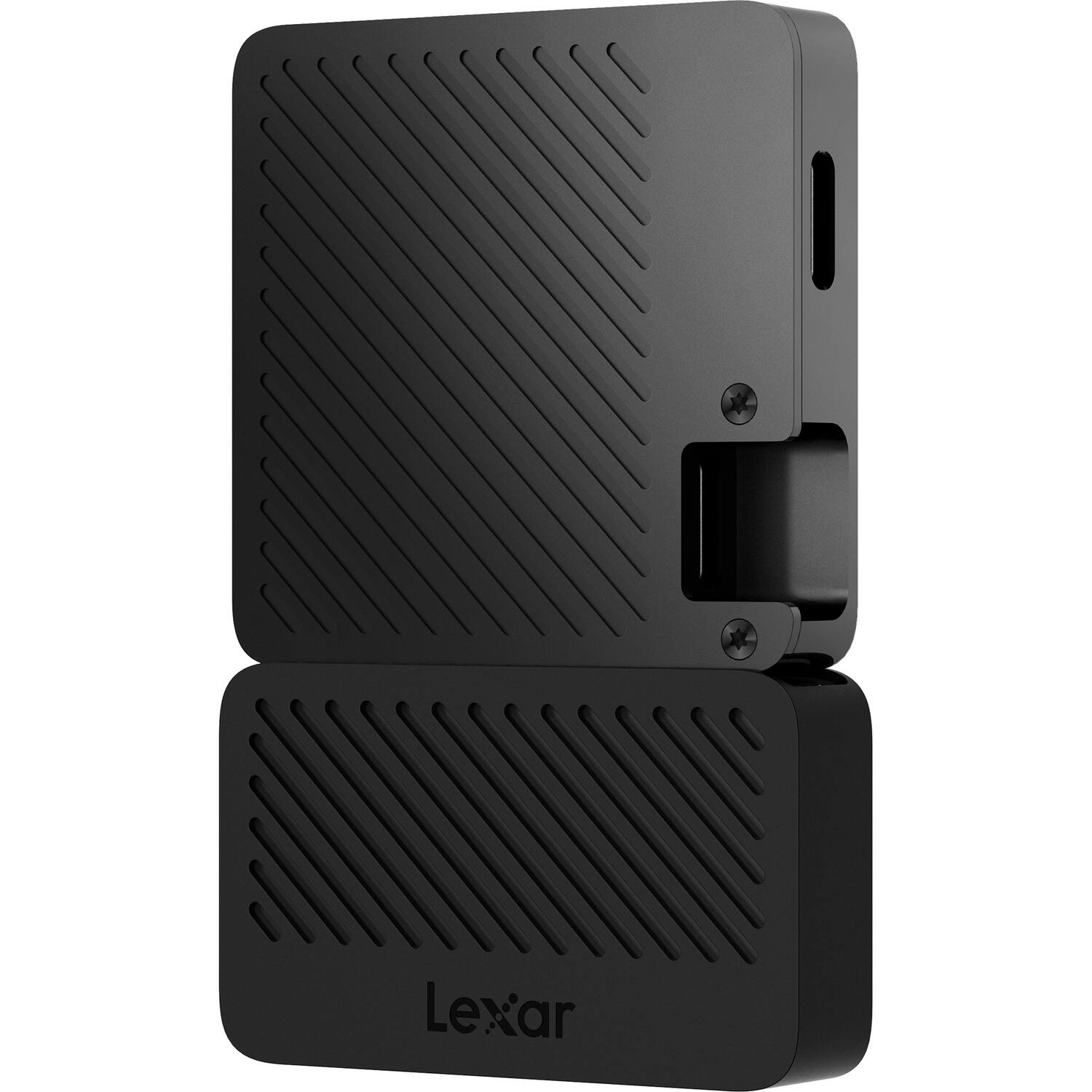 Alt View 9. Lexar - Professional Go Portable USB 3.2 SSD with Hub 2TB - Black.