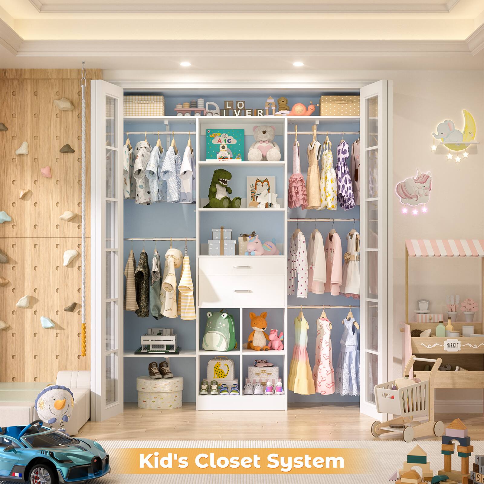 LIO LIVER A1C ACI IMARET Kid's Closet System 455