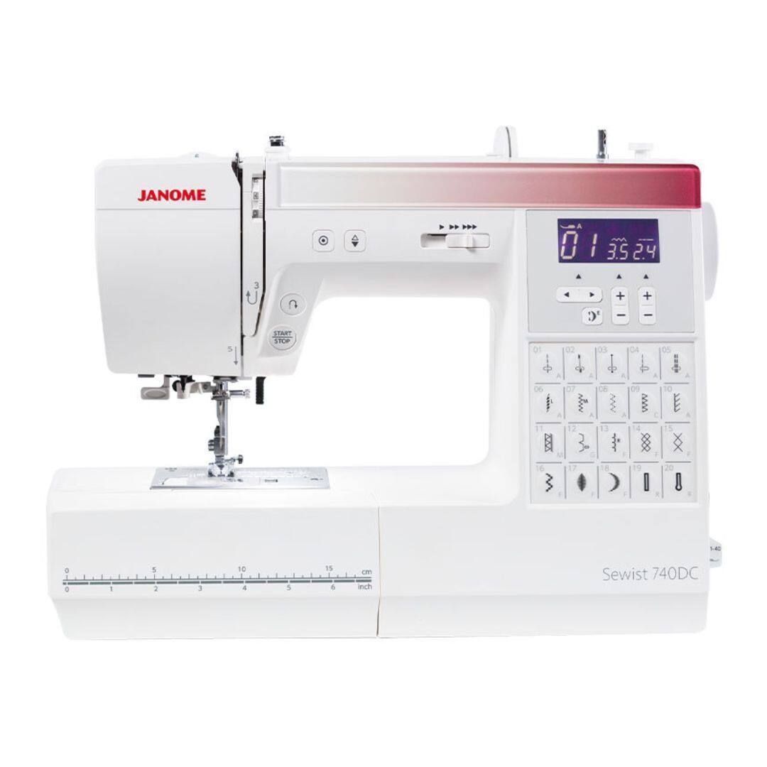 JANOME

Sewist 740DC

01 3.5 2.4

cm inch

START STOP